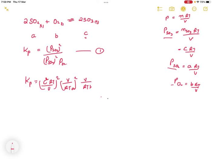 Given the reaction at equilibrium 2so2+o2