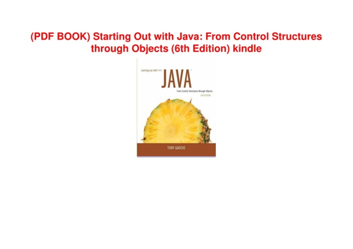 Starting out with java from control structures through objects pdf