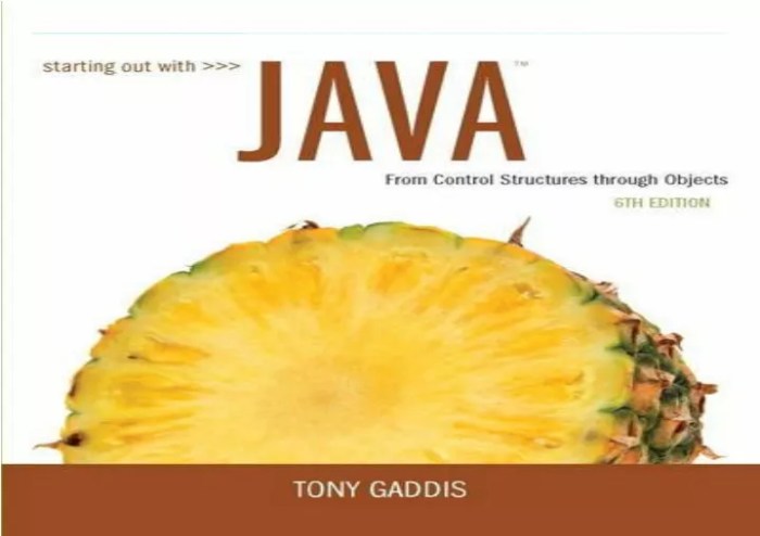 Starting out with java from control structures through objects pdf